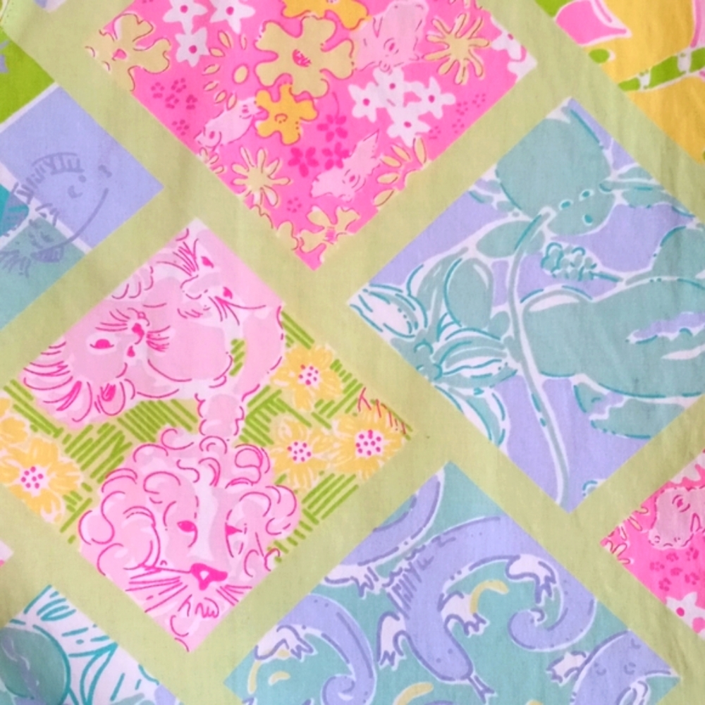 🌴VTG Lilly Pulitzer🌴 - "Surf N Patch" Button Down - Picture 5 of 16
